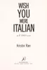 Wish You Were Italian