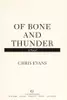 Of bone and thunder