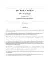 The Book Of The Law (Liber Al vel Legis)