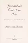 Jane and the Canterbury tale