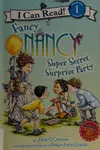 Fancy Nancy super secret surprise party