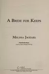 A bride for keeps