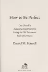 How to be perfect