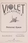 Violet Mackerel's personal space