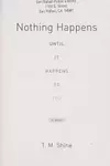Nothing happens until it happens to you