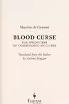 Blood curse
