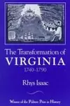 Transformation of Virginia, 1740-1790