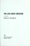 The late great creature
