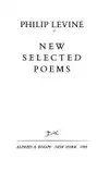 New Selected Poems of Philip Levine