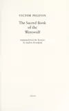 The Sacred Book of the Werewolf