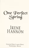 One perfect spring