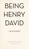 Being Henry David