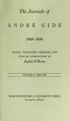 The Journals of Andre Gide, Vol 1: 1889-1924