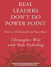 Real leaders don't do PowerPoint