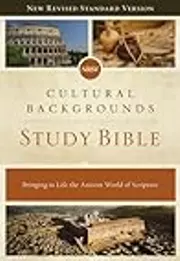 NRSV, Cultural Backgrounds Study Bible, Hardcover, Comfort Print: Bringing to Life the Ancient World of Scripture