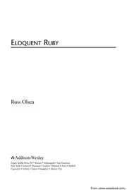 Eloquent Ruby