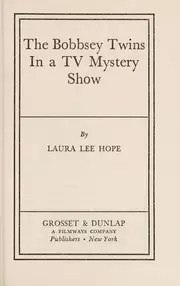 The Bobbsey twins in a TV mystery show