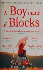 A boy made of blocks