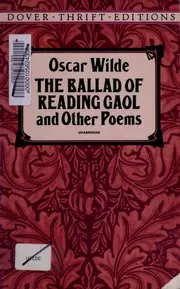 The ballad of Reading Gaol and other poems