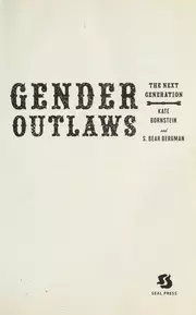 Gender outlaws