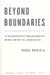 Beyond boundaries