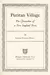 Puritan village; the formation of a new England town