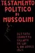 Testamento politico di Mussolini