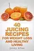 40 Juicing Recipes For Weight Loss and Healthy Living