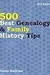 500 Best Genealogy & Family History Tips