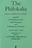The Philokalia, Volume 1: The Complete Text